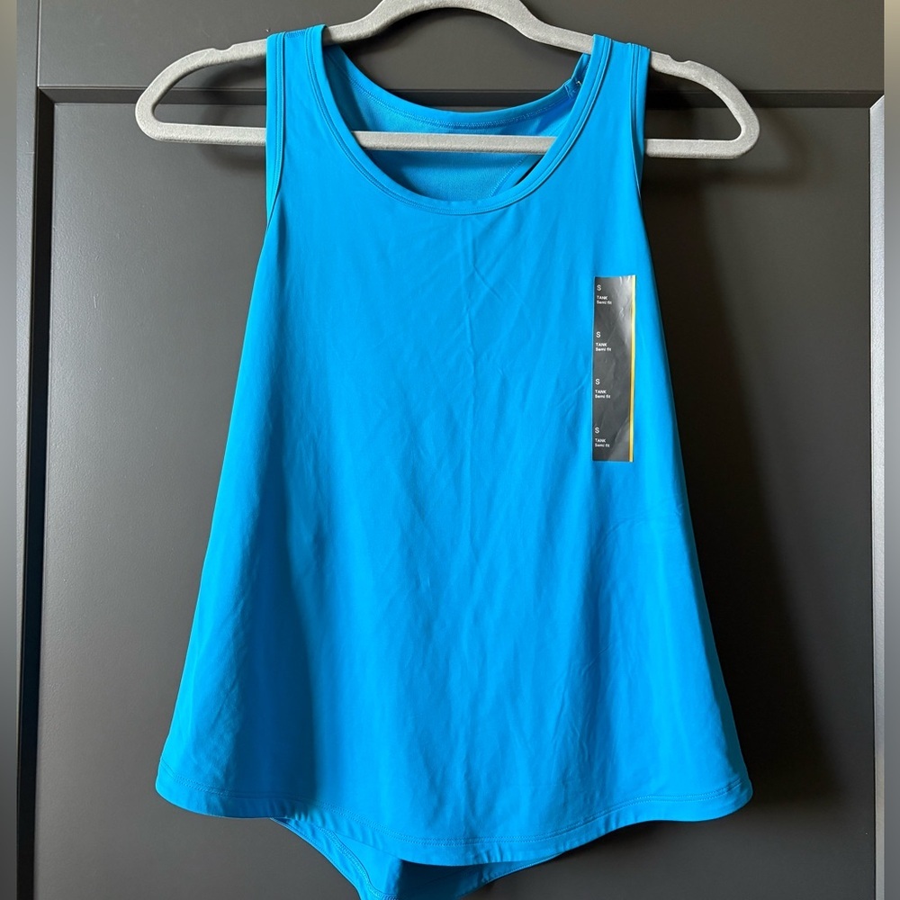 NWT Target Bright Turquoise Women's Athletic Tank Top